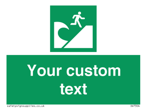 SV7304: Custom Safe Condition Tsunami evacuation area