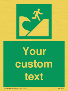 SV7304: Custom Safe Condition Tsunami evacuation area