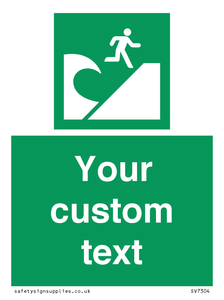 SV7304: Custom Safe Condition Tsunami evacuation area