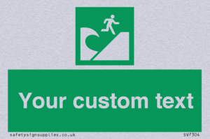 SV7304: Custom Safe Condition Tsunami evacuation area