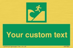 SV7304: Custom Safe Condition Tsunami evacuation area