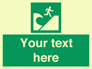 SV7304: Custom Safe Condition Tsunami evacuation area