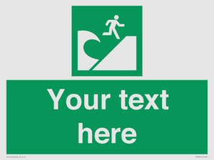 SV7304: Custom Safe Condition Tsunami evacuation area