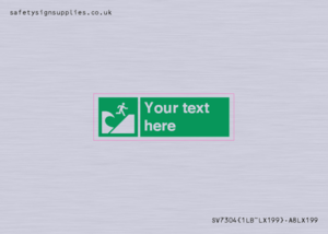 SV7304: Custom Safe Condition Tsunami evacuation area