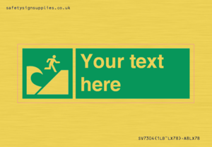 SV7304: Custom Safe Condition Tsunami evacuation area