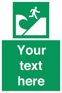 SV7304: Custom Safe Condition Tsunami evacuation area