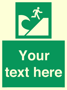 SV7304: Custom Safe Condition Tsunami evacuation area