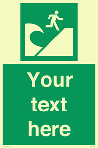 SV7304: Custom Safe Condition Tsunami evacuation area