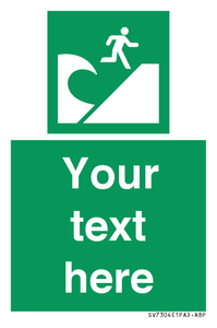 SV7304: Custom Safe Condition Tsunami evacuation area