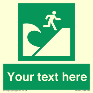 SV7304: Custom Safe Condition Tsunami evacuation area