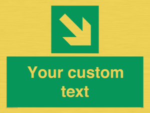 SV7310: Custom Safe Condition Down right arrow