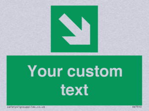 SV7310: Custom Safe Condition Down right arrow