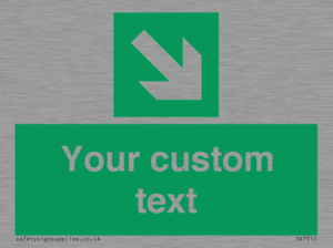 SV7310: Custom Safe Condition Down right arrow