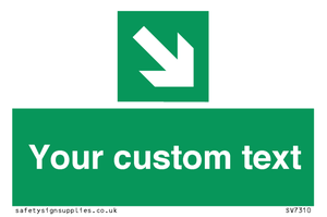 SV7310: Custom Safe Condition Down right arrow