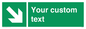 SV7310: Custom Safe Condition Down right arrow