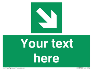 SV7310: Custom Safe Condition Down right arrow