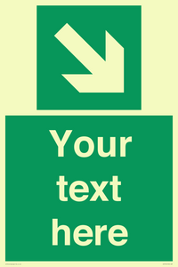 SV7310: Custom Safe Condition Down right arrow