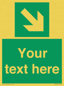 SV7310: Custom Safe Condition Down right arrow