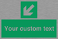 SV7312: Custom Safe Condition Down left arrow