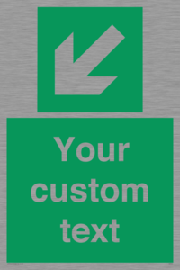 SV7312: Custom Safe Condition Down left arrow