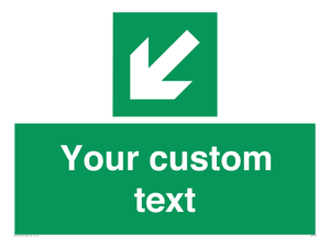 SV7312: Custom Safe Condition Down left arrow