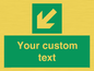 SV7312: Custom Safe Condition Down left arrow