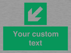 SV7312: Custom Safe Condition Down left arrow