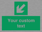 SV7312: Custom Safe Condition Down left arrow