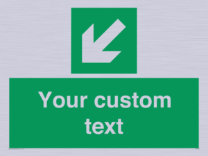 SV7312: Custom Safe Condition Down left arrow