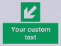 SV7312: Custom Safe Condition Down left arrow