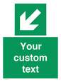 SV7312: Custom Safe Condition Down left arrow