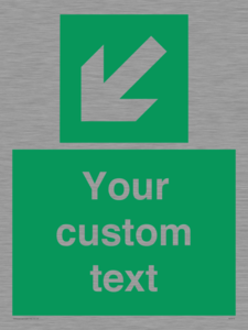 SV7312: Custom Safe Condition Down left arrow