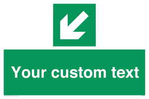 SV7312: Custom Safe Condition Down left arrow