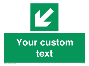 SV7312: Custom Safe Condition Down left arrow