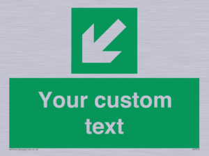 SV7312: Custom Safe Condition Down left arrow