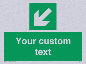 SV7312: Custom Safe Condition Down left arrow