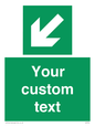 SV7312: Custom Safe Condition Down left arrow