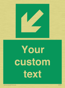 SV7312: Custom Safe Condition Down left arrow