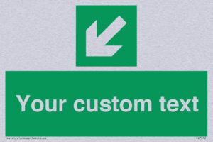 SV7312: Custom Safe Condition Down left arrow