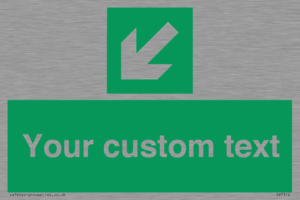 SV7312: Custom Safe Condition Down left arrow