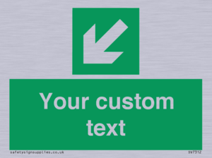 SV7312: Custom Safe Condition Down left arrow