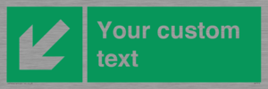 SV7312: Custom Safe Condition Down left arrow