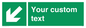 SV7312: Custom Safe Condition Down left arrow