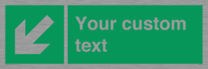 SV7312: Custom Safe Condition Down left arrow