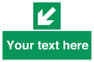 SV7312: Custom Safe Condition Down left arrow