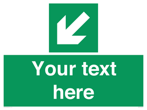 SV7312: Custom Safe Condition Down left arrow