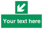 SV7312: Custom Safe Condition Down left arrow