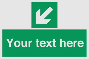 SV7312: Custom Safe Condition Down left arrow