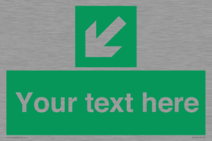 SV7312: Custom Safe Condition Down left arrow