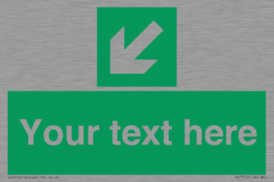 SV7312: Custom Safe Condition Down left arrow